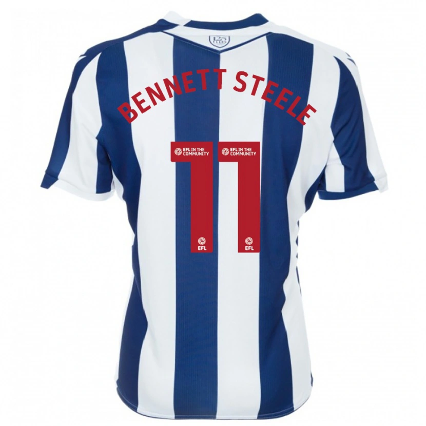 Danxen Męski Lizzie Bennett-Steele #11 Granatowo-Biały Domowa Koszulka 2025/26 Koszulki Klubowe