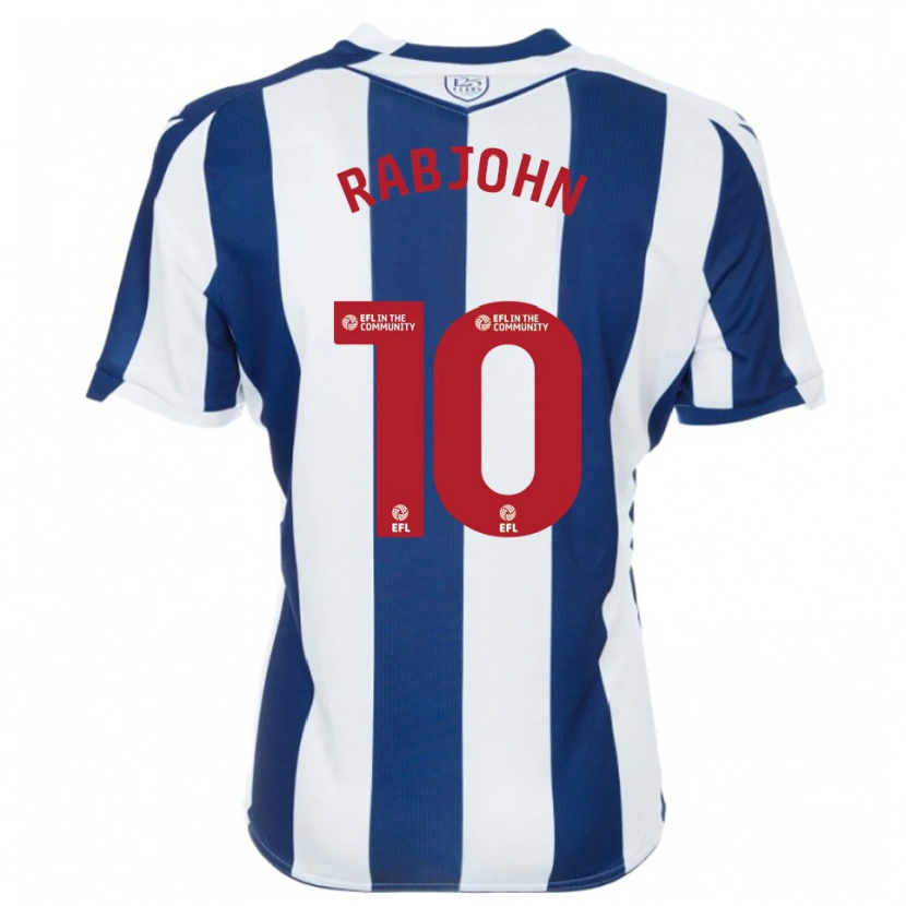 Danxen Męski Olivia Rabjohn #10 Granatowo-Biały Domowa Koszulka 2025/26 Koszulki Klubowe