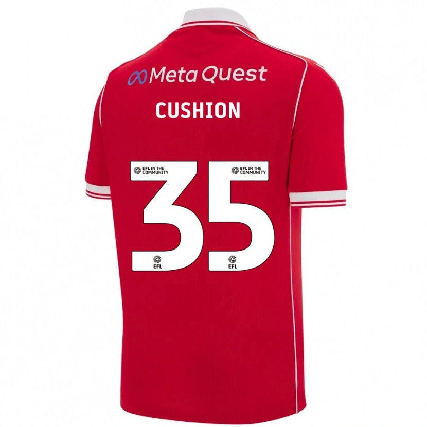 Danxen Męski Owen Cushion #35 Czerwono-Biały Domowa Koszulka 2025/26 Koszulki Klubowe