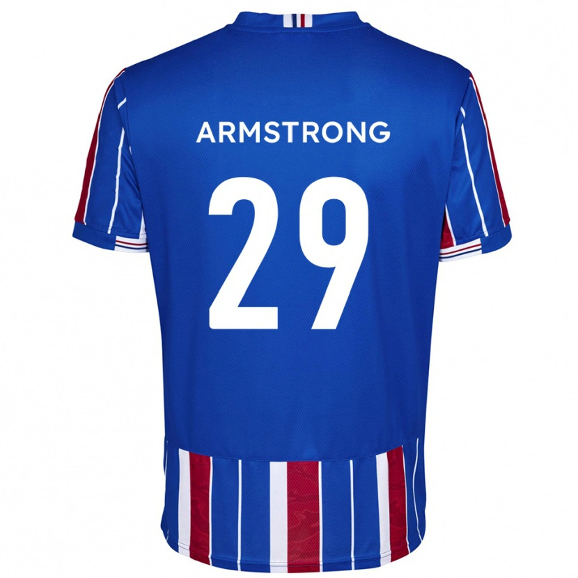 Danxen Męski Luke Armstrong #29 Niebiesko-Czerwono-Biały Domowa Koszulka 2025/26 Koszulki Klubowe