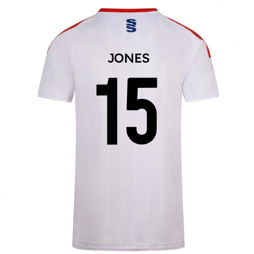 Danxen Męski Kieran Jones #15 Biało-Granatowy Domowa Koszulka 2025/26 Koszulki Klubowe