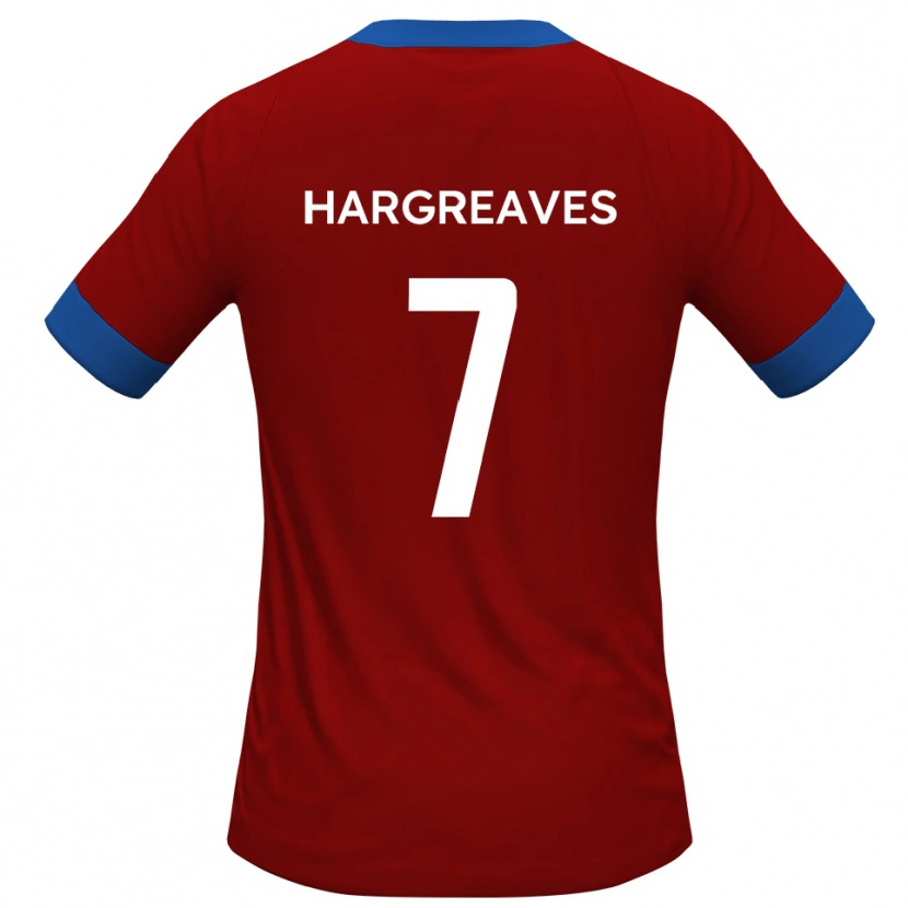 Danxen Męski Cameron Hargreaves #7 Niebiesko-Czerwony Domowa Koszulka 2025/26 Koszulki Klubowe