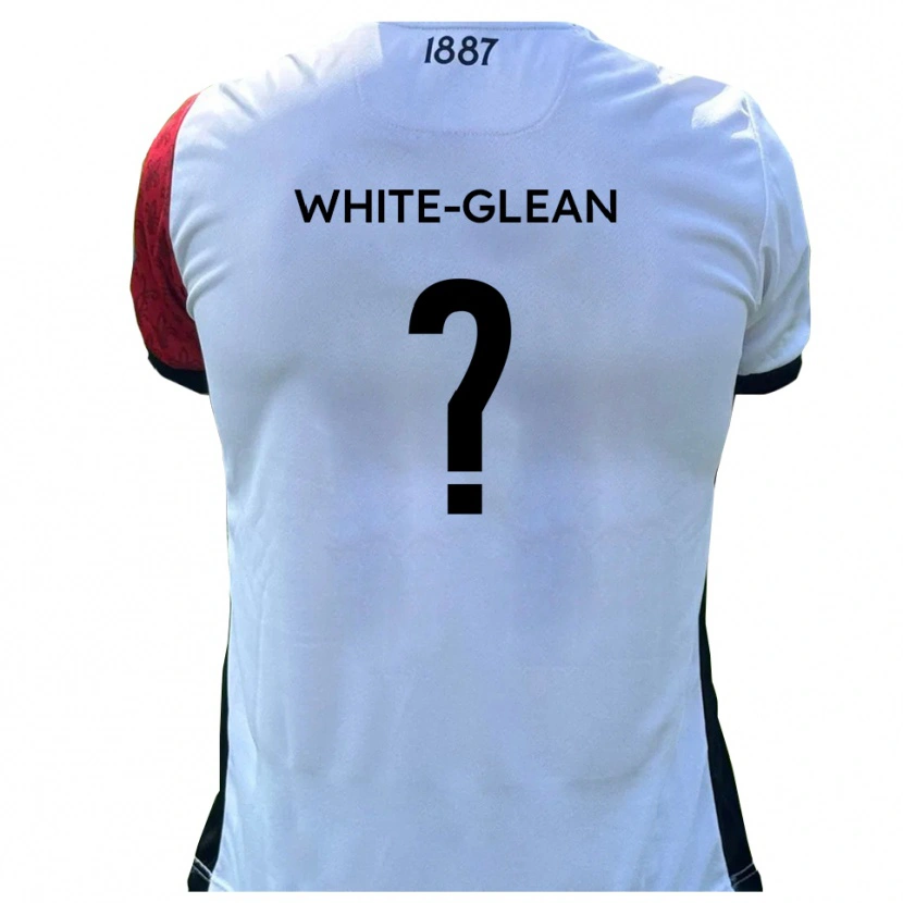 Danxen Męski Kingston White-Glean #0 Czerwono-Biały Domowa Koszulka 2025/26 Koszulki Klubowe