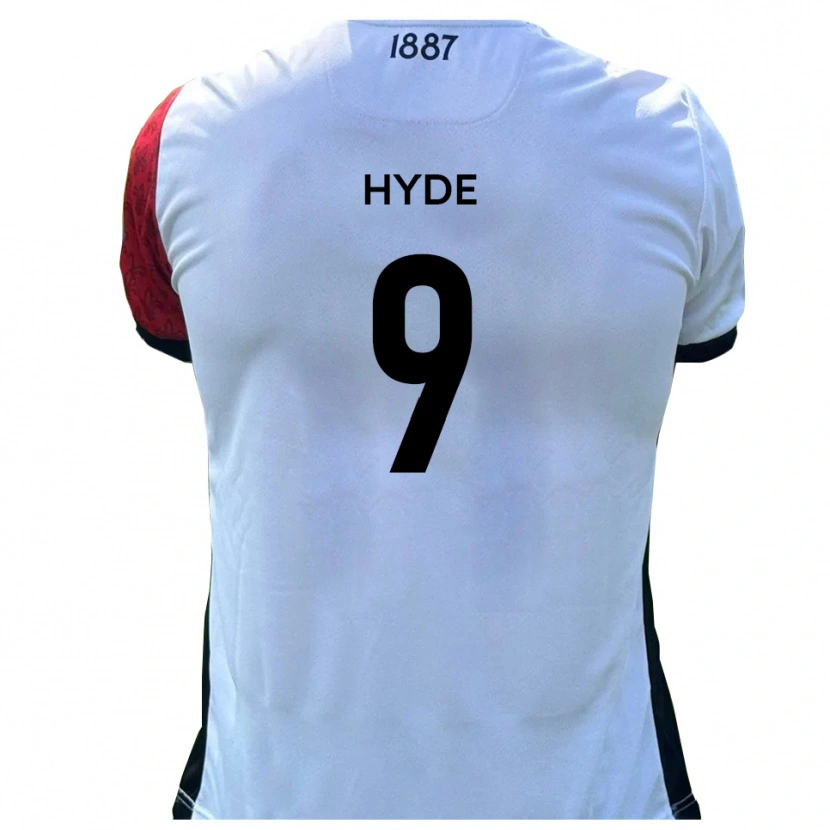 Danxen Męski Jake Hyde #9 Czerwono-Biały Domowa Koszulka 2025/26 Koszulki Klubowe