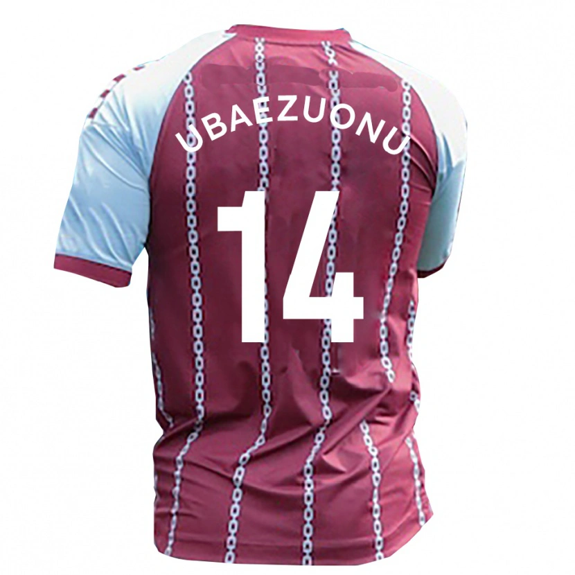 Danxen Męski Carlton Ubaezuonu #14 Błękitny Rdzawy Czerwony Domowa Koszulka 2025/26 Koszulki Klubowe