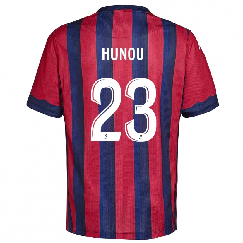 Danxen Męski Adrien Hunou #23 Bordowo-Granatowy Domowa Koszulka 2025/26 Koszulki Klubowe