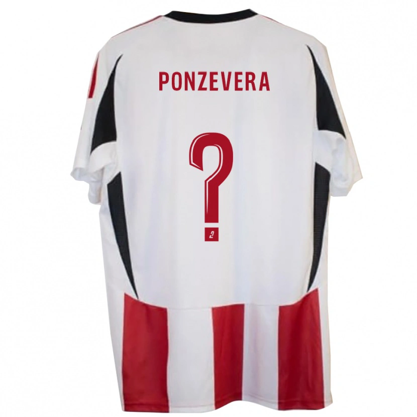 Danxen Męski Pierre-Pascal Ponzevera #0 Czerwono-Niebieski Domowa Koszulka 2025/26 Koszulki Klubowe