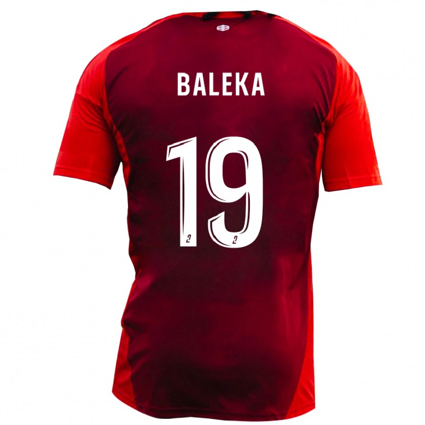 Danxen Męski Randy Baleka #19 Czerwono-Bordowy Domowa Koszulka 2025/26 Koszulki Klubowe