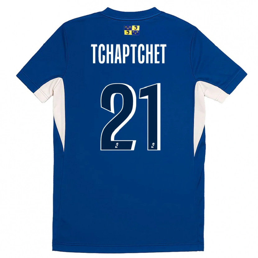 Danxen Męski Allan Tchaptchet #21 Niebiesko-Granatowy Domowa Koszulka 2025/26 Koszulki Klubowe