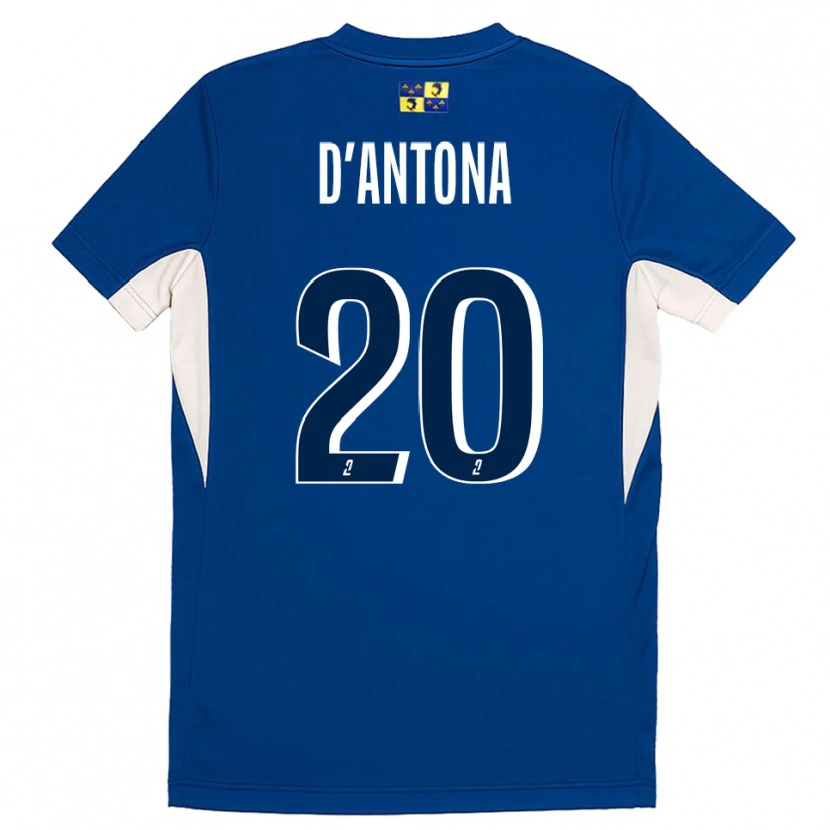 Danxen Męski Mattéo D'antona #20 Niebiesko-Granatowy Domowa Koszulka 2025/26 Koszulki Klubowe