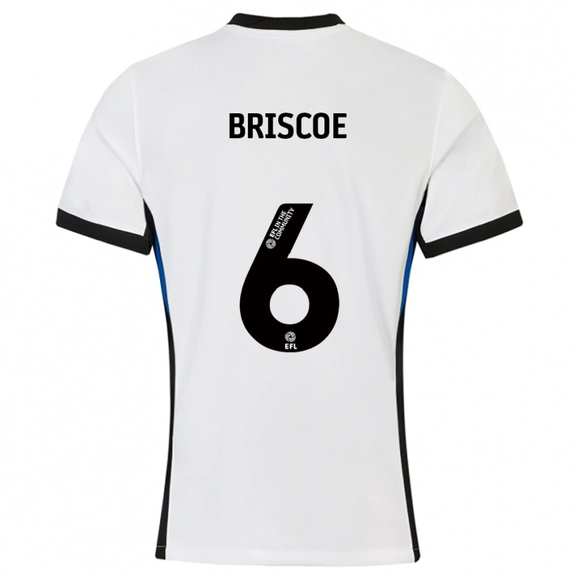 Danxen Męski Trae Briscoe #6 Biało-Niebieski Wyjazdowa Koszulka 2025/26 Koszulki Klubowe