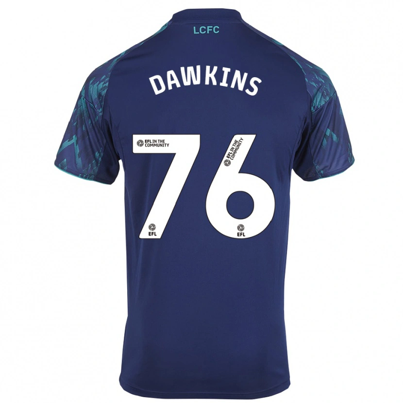 Danxen Męski Kartell Dawkins #76 Granatowo-Zielono-Biały Wyjazdowa Koszulka 2025/26 Koszulki Klubowe