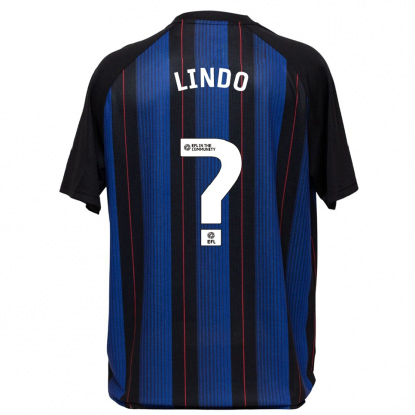 Danxen Męski Afonso Lindo #0 Niebiesko-Czarny Wyjazdowa Koszulka 2025/26 Koszulki Klubowe