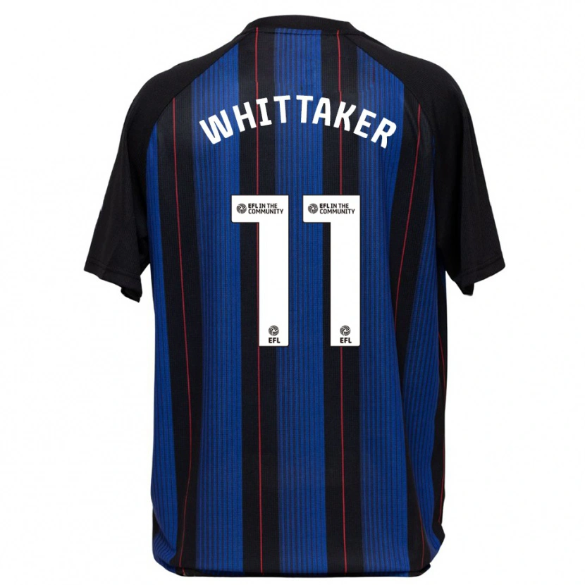 Danxen Męski Morgan Whittaker #11 Niebiesko-Czarny Wyjazdowa Koszulka 2025/26 Koszulki Klubowe