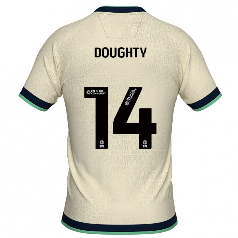 Danxen Męski Alfie Doughty #14 Szampańsko-Granatowy Wyjazdowa Koszulka 2025/26 Koszulki Klubowe