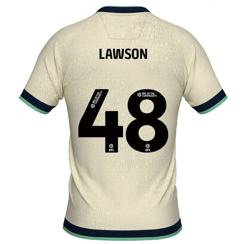 Danxen Męski Sha'mar Lawson #48 Szampańsko-Granatowy Wyjazdowa Koszulka 2025/26 Koszulki Klubowe
