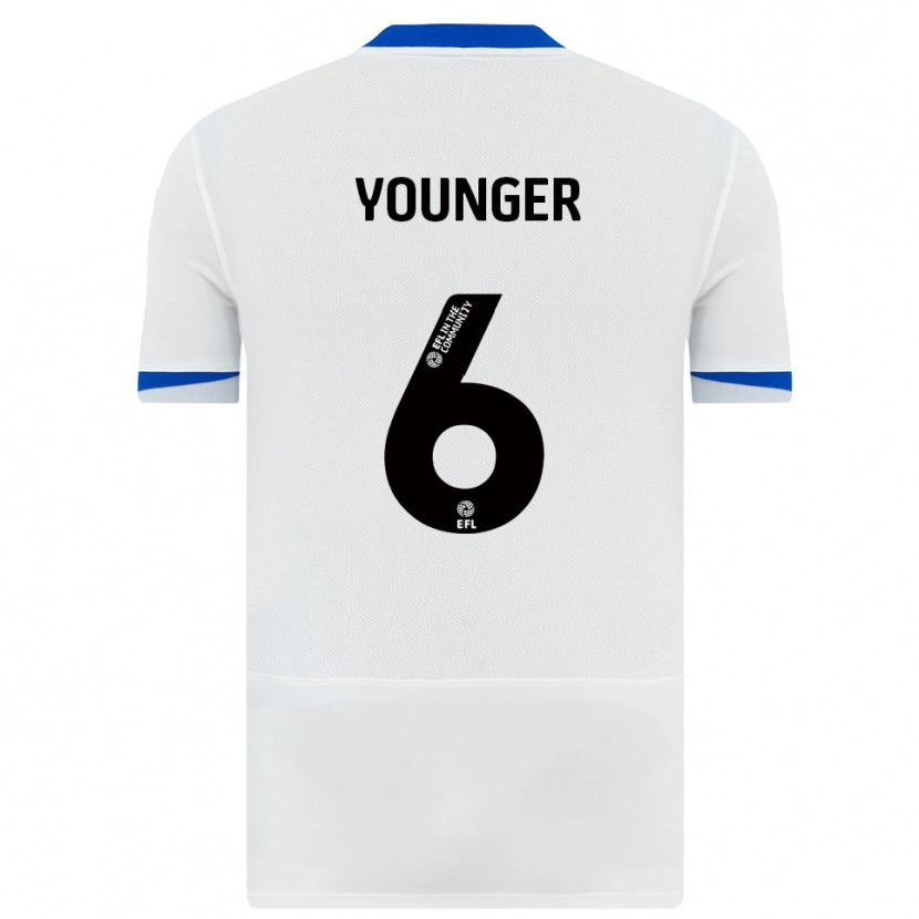 Danxen Męski Jazz Younger #6 Biało-Czarny Wyjazdowa Koszulka 2025/26 Koszulki Klubowe