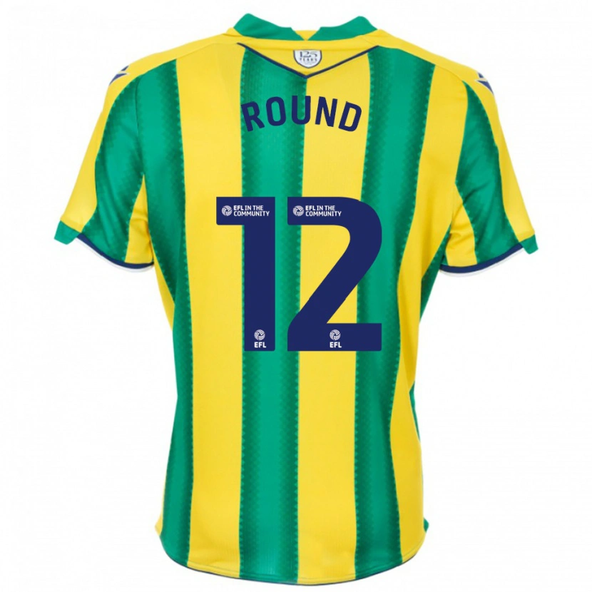 Danxen Męski Alfie Round #12 Żółto-Zielony Wyjazdowa Koszulka 2025/26 Koszulki Klubowe