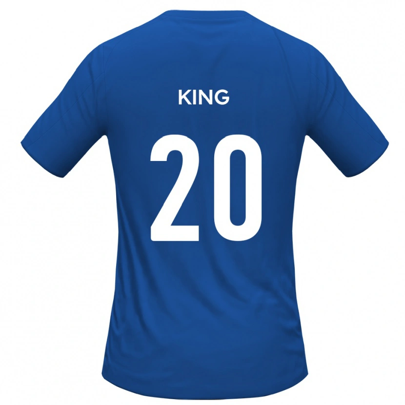 Danxen Męski Jeff King #20 Błękitny Wyjazdowa Koszulka 2025/26 Koszulki Klubowe