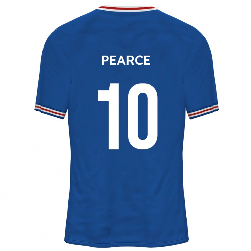 Danxen Męski Ollie Pearce #10 Jasnoniebieski Wyjazdowa Koszulka 2025/26 Koszulki Klubowe