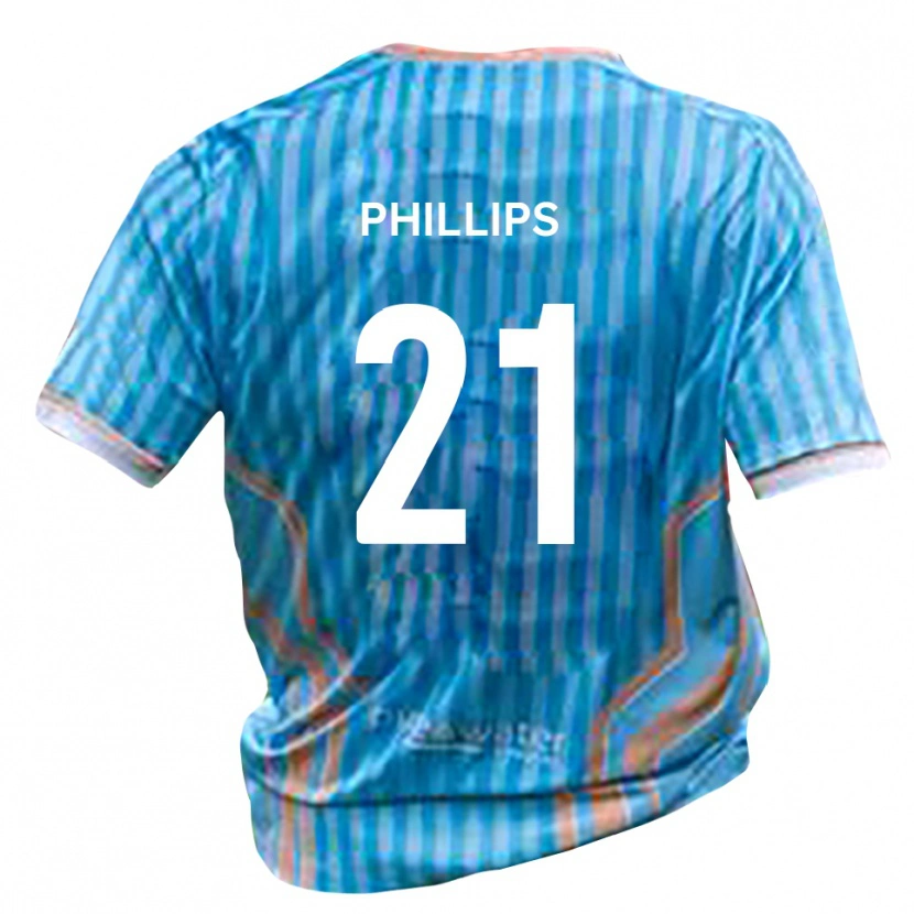 Danxen Męski Leon Phillips #21 Czarno-Złoty Wyjazdowa Koszulka 2025/26 Koszulki Klubowe