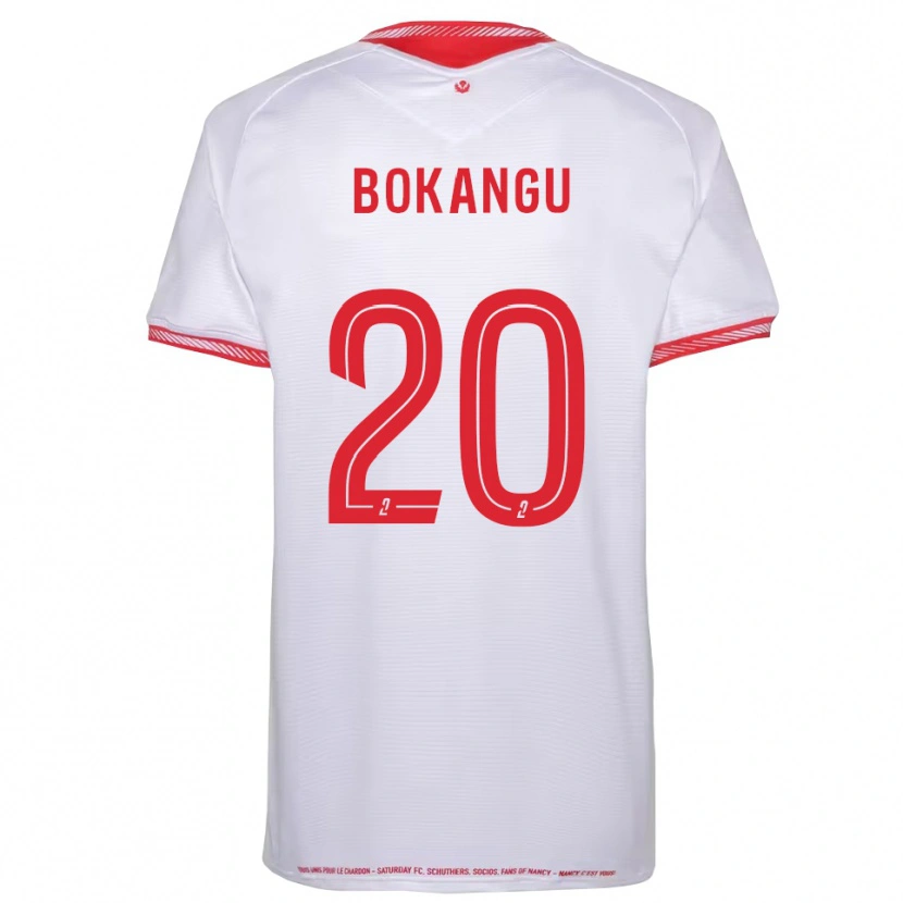 Danxen Męski Brandon Bokangu #20 Czarno-Czerwony Wyjazdowa Koszulka 2025/26 Koszulki Klubowe