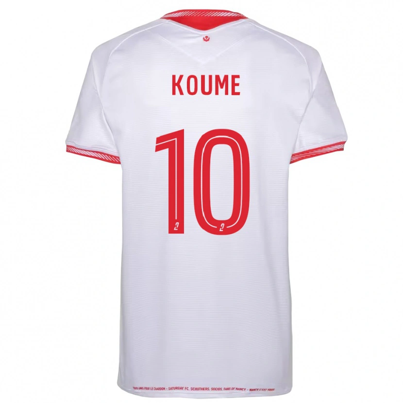 Danxen Męski Mamoudou Koume #10 Czarno-Czerwony Wyjazdowa Koszulka 2025/26 Koszulki Klubowe