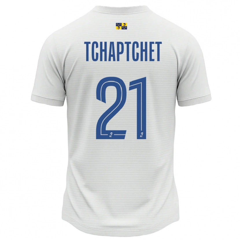 Danxen Męski Allan Tchaptchet #21 Biało-Niebieski Wyjazdowa Koszulka 2025/26 Koszulki Klubowe