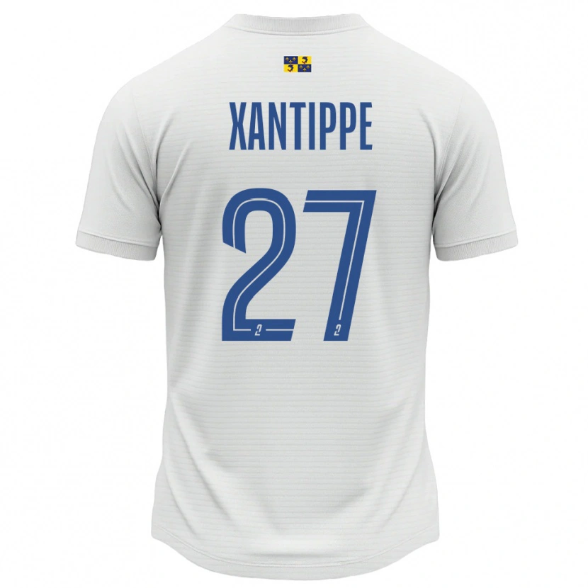 Danxen Męski Matthéo Xantippe #27 Biało-Niebieski Wyjazdowa Koszulka 2025/26 Koszulki Klubowe