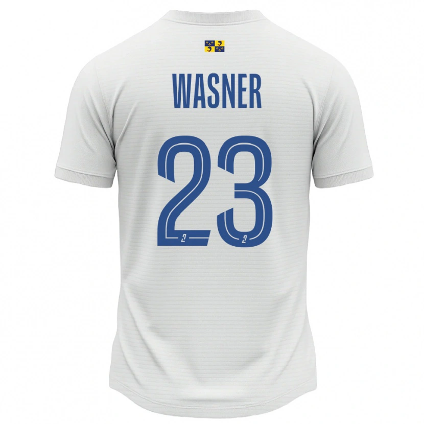 Danxen Męski Ophélie Wasner #23 Biało-Niebieski Wyjazdowa Koszulka 2025/26 Koszulki Klubowe