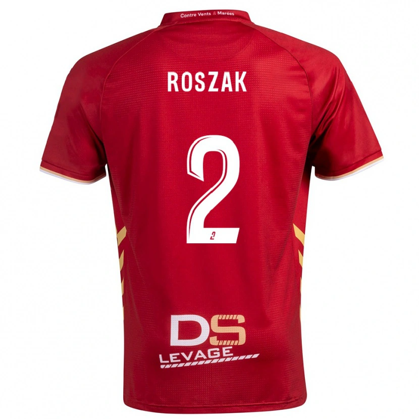 Danxen Męski Dimitri Roszak #2 Bordowo-Złoty Wyjazdowa Koszulka 2025/26 Koszulki Klubowe