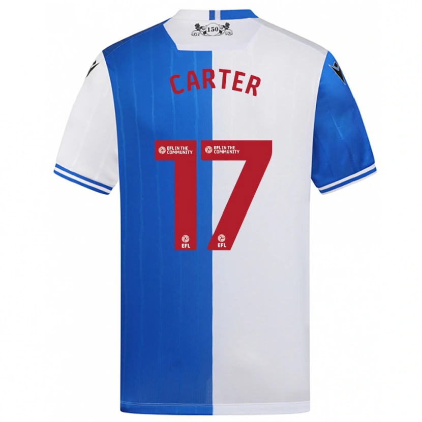 Danxen Kobiety Hayden Carter #17 Niebiesko-Biały Domowa Koszulka 2025/26 Koszulki Klubowe