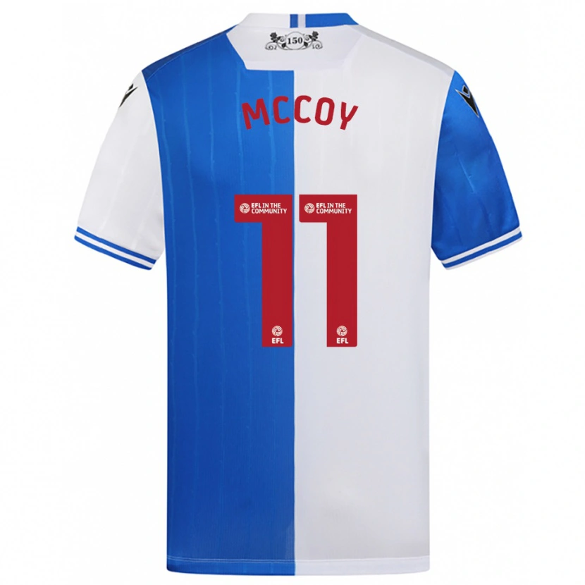 Danxen Kobiety Archie Mccoy #11 Niebiesko-Biały Domowa Koszulka 2025/26 Koszulki Klubowe