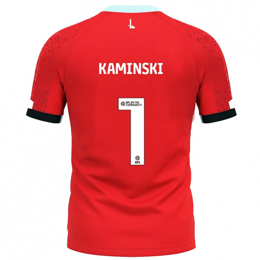 Danxen Kobiety Thomas Kaminski #1 Czerwono-Biały Domowa Koszulka 2025/26 Koszulki Klubowe