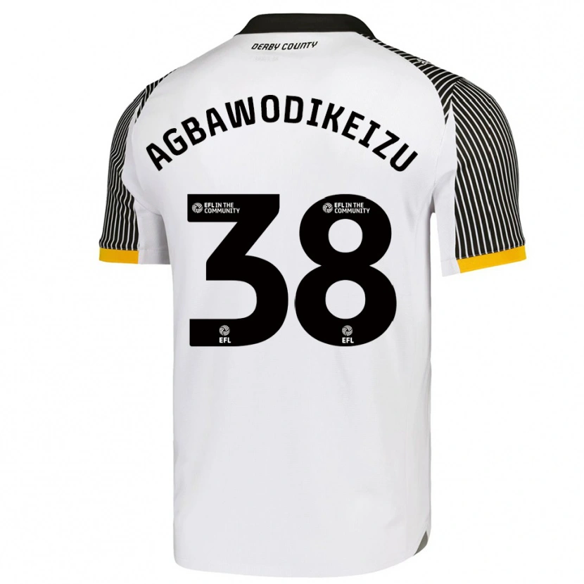 Danxen Kobiety Charles Ebuka Agbawodikeizu #38 Biało-Czarny Domowa Koszulka 2025/26 Koszulki Klubowe