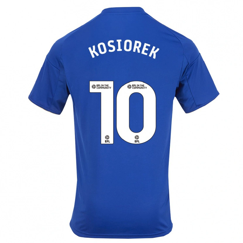 Danxen Kobiety Bartosz Kosiorek #10 Niebiesko-Złoty Domowa Koszulka 2025/26 Koszulki Klubowe