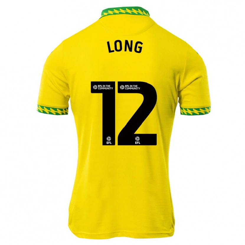 Danxen Kobiety George Long #12 Biało-Zielony Domowa Koszulka 2025/26 Koszulki Klubowe