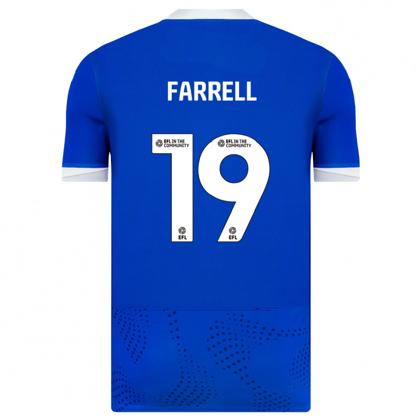Danxen Kobiety Jacob Farrell #19 Niebiesko-Biały Domowa Koszulka 2025/26 Koszulki Klubowe
