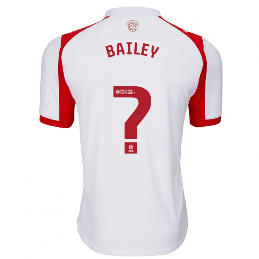 Danxen Kobiety Isaac Bailey #0 Biało-Czerwony Domowa Koszulka 2025/26 Koszulki Klubowe