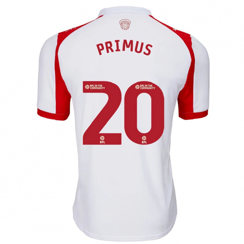 Danxen Kobiety Atlanta Primus #20 Biało-Czerwony Domowa Koszulka 2025/26 Koszulki Klubowe