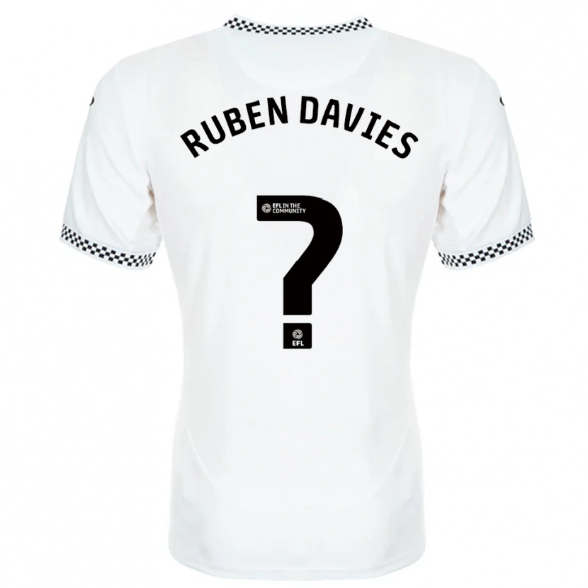 Danxen Kobiety Ruben Davies #0 Biało-Pomarańczowy Domowa Koszulka 2025/26 Koszulki Klubowe