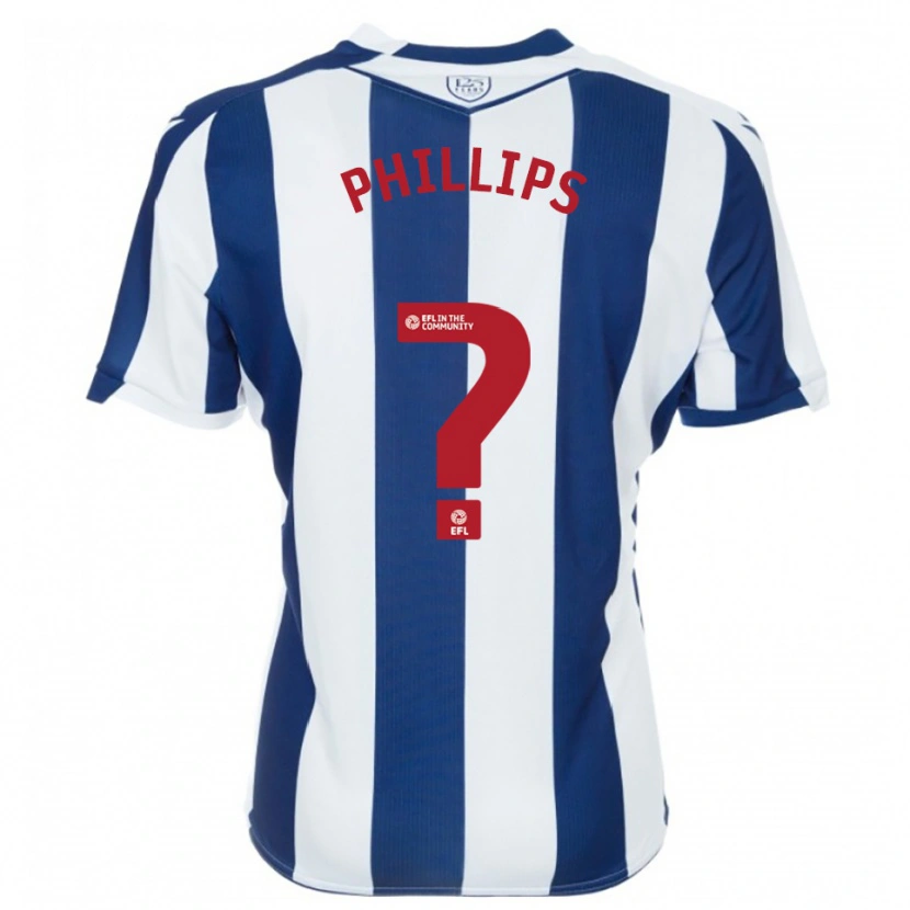 Danxen Kobiety Narel Phillips #0 Granatowo-Biały Domowa Koszulka 2025/26 Koszulki Klubowe