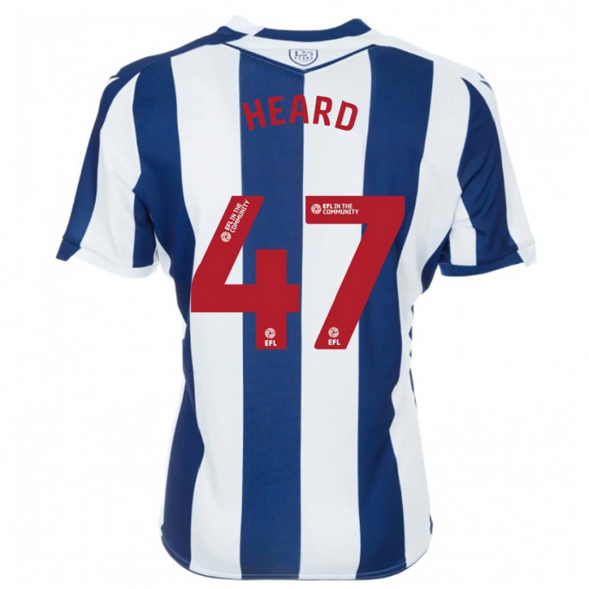 Danxen Kobiety Fenton Heard #47 Granatowo-Biały Domowa Koszulka 2025/26 Koszulki Klubowe