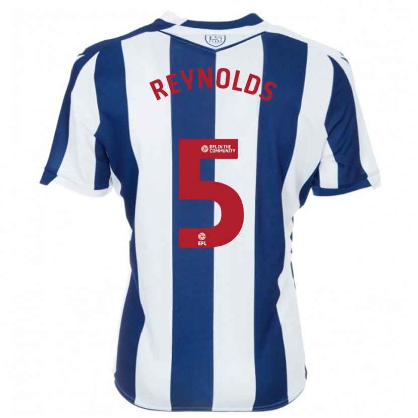 Danxen Kobiety Taylor Reynolds #5 Granatowo-Biały Domowa Koszulka 2025/26 Koszulki Klubowe