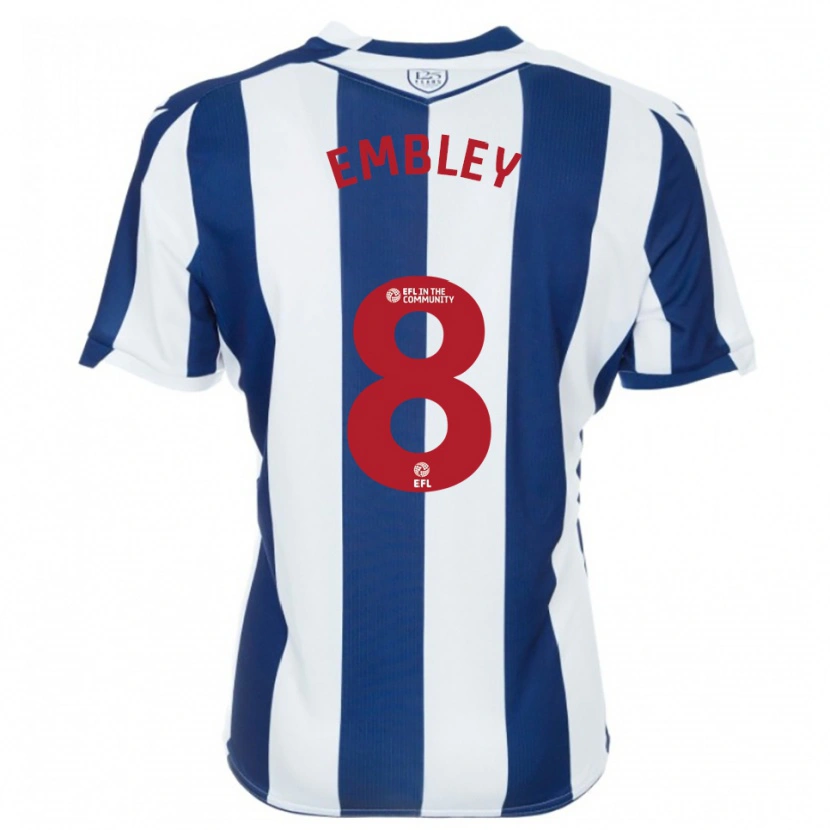 Danxen Kobiety Rosie Embley #8 Granatowo-Biały Domowa Koszulka 2025/26 Koszulki Klubowe
