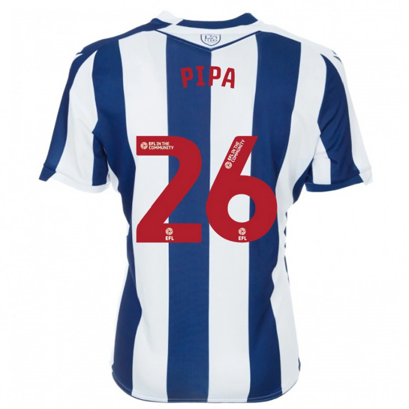 Danxen Kobiety Pipa #26 Granatowo-Biały Domowa Koszulka 2025/26 Koszulki Klubowe