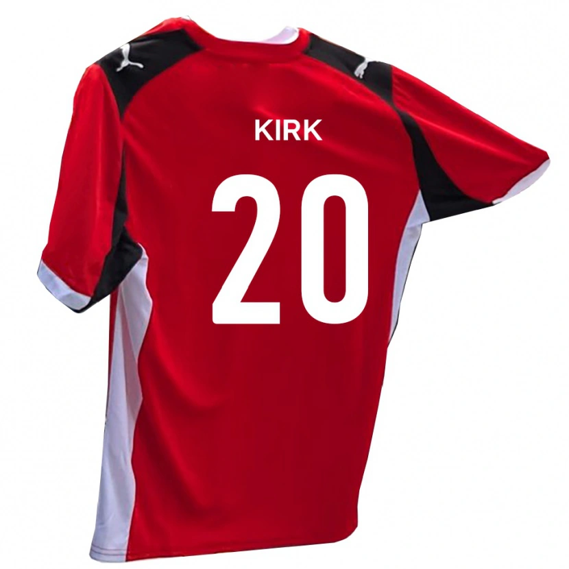 Danxen Kobiety Charlie Kirk #20 Czerwono-Biały Domowa Koszulka 2025/26 Koszulki Klubowe