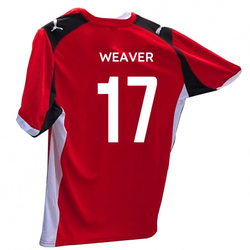 Danxen Kobiety Lucas Weaver #17 Czerwono-Biały Domowa Koszulka 2025/26 Koszulki Klubowe