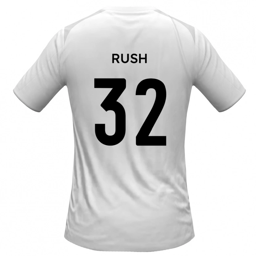 Danxen Kobiety Matt Rush #32 Biało-Szary Domowa Koszulka 2025/26 Koszulki Klubowe