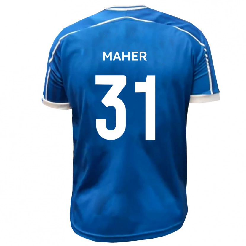 Danxen Kobiety Niall Maher #31 Niebiesko-Biały Domowa Koszulka 2025/26 Koszulki Klubowe